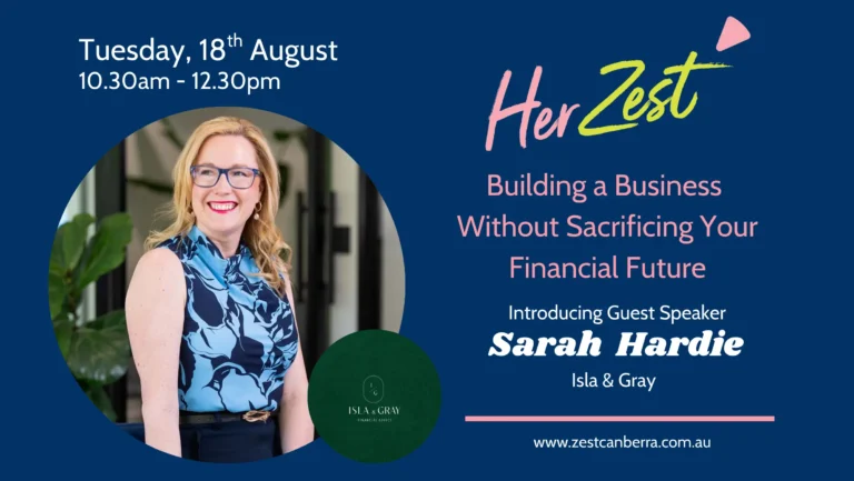 Event cover: Building a Business Without Sacrificing Your Financial Future